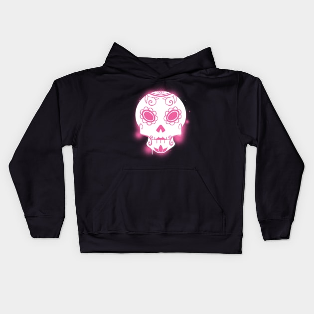 Sombra Día de los Muertos Kids Hoodie by Genessis